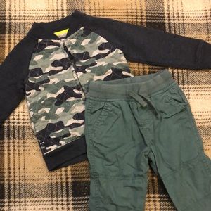* Sold* 18 Month Army Jacket with Matching Pants